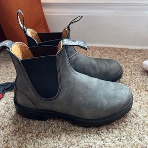 Rustic Black Blundstones (size 7 US and 4 AU)